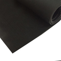 3MM Fine Ribbed Rubber Matting 1.3m Wide